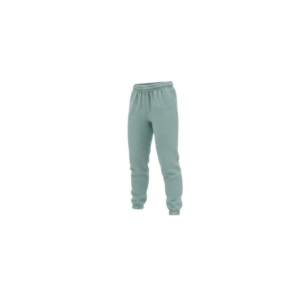 No Boundaries Joggers Womens Large Green Fleece Lined Elastic Waist Sweatpants